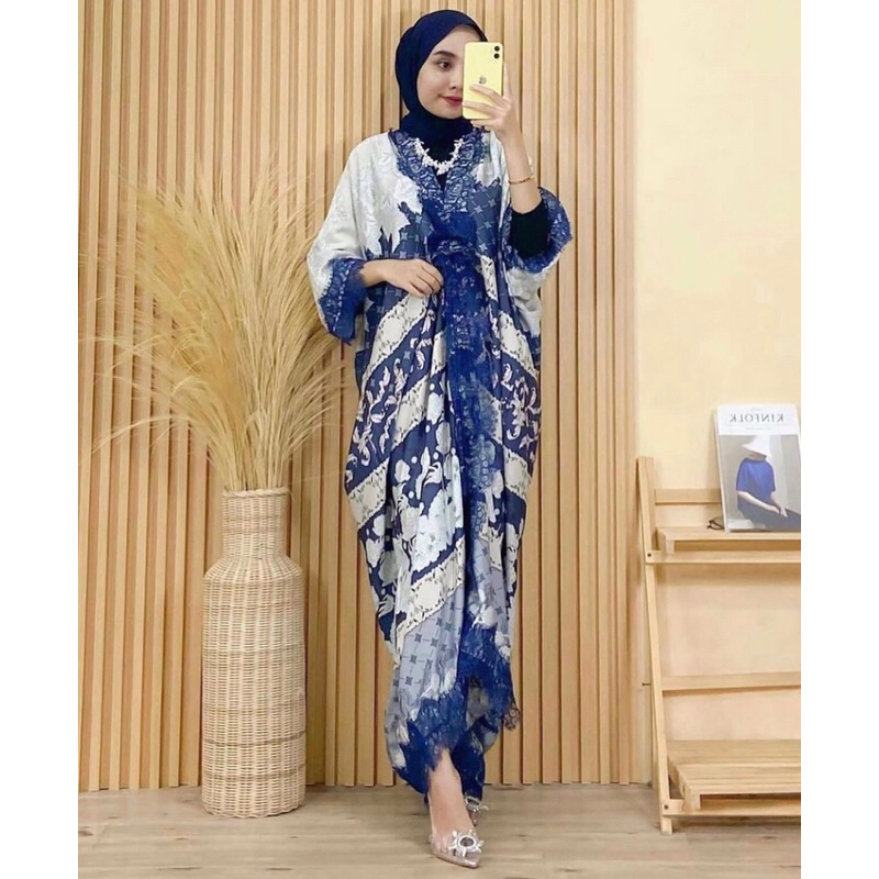 Kaftan Motif Bunga