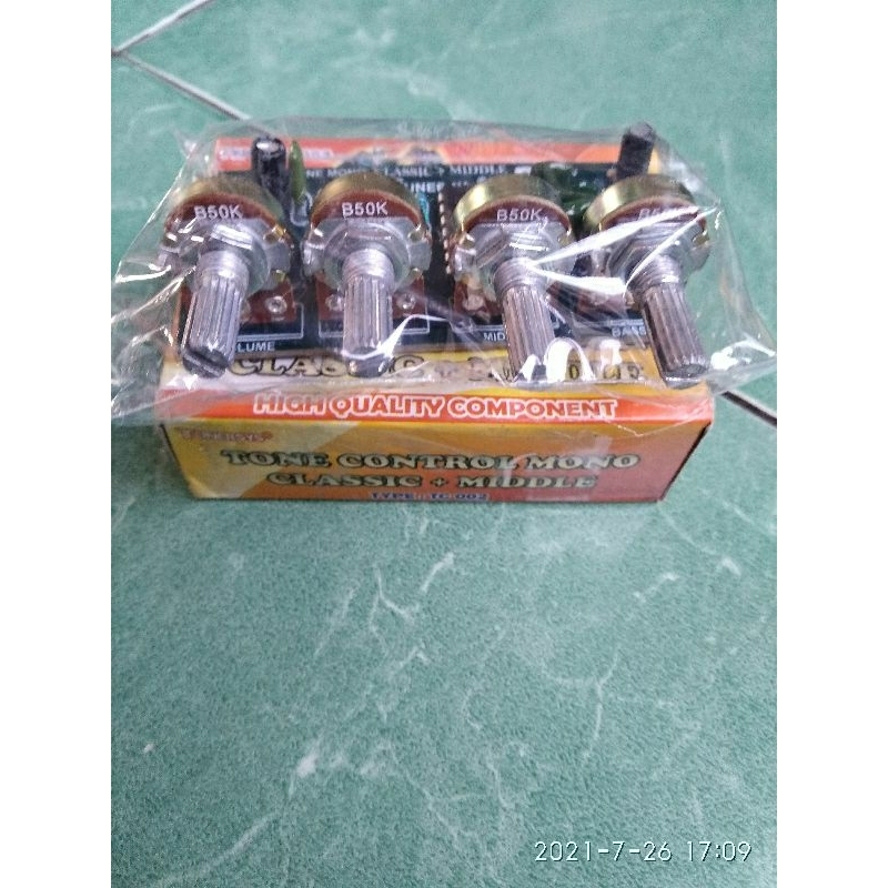 kit tone control mono midlle tunersys