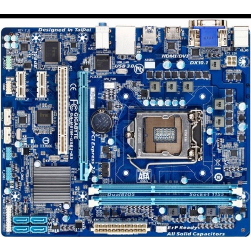 Mainboard GAMING Motherboard PC H61 DDR3 soket 1155 ASUS