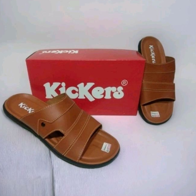 Sandal pria selop imitasi Kickers