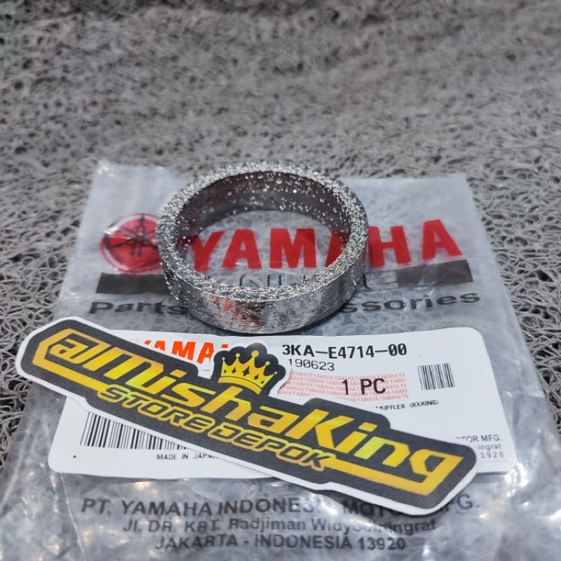 PAKING TENGAH SAMBUNGAN KNALPOT RX KING RX S ORIGINAL 3KA-E4714-00