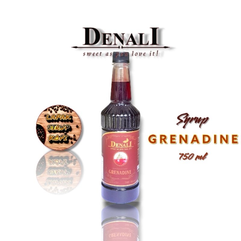 

Denali - Grenadine syrup 750ml - sirup minuman rasa grenadine