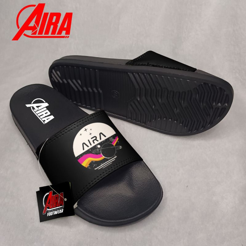 SANDAL SELOP SLIDE ||HITAM PREMIUM KUAT NYAMAN DI PAKAI