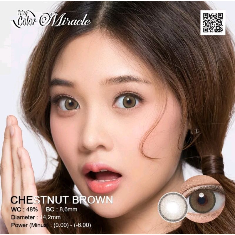 Softlens Color Miracle CHESTNUT BROWN 100%ORIGINAL