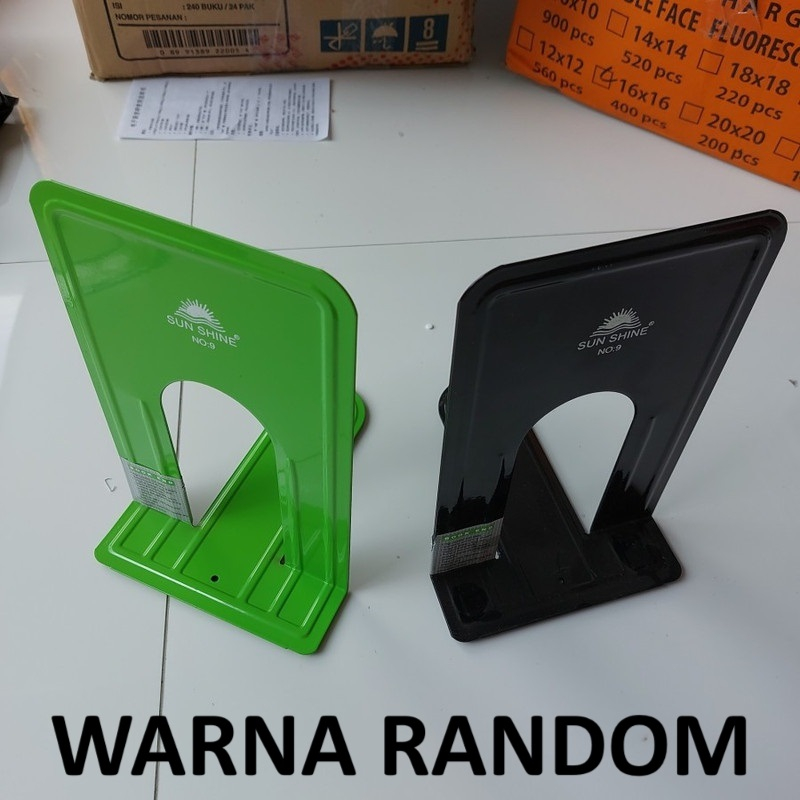 

Book End Sunshine No 9 Sandaran Buku Tinggi 21cm Lebar 13cm - 1 Pasang