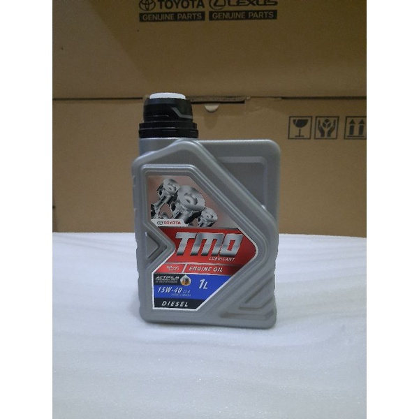 oli mesin mobil toyota disel TMO hitam 15W-40 1 liter ori