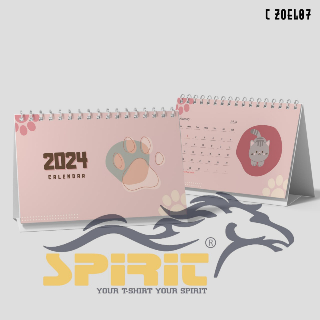 

Kalender Duduk Tahun 2024 I Kalender Meja Tahun 2024 Kucing Lucu