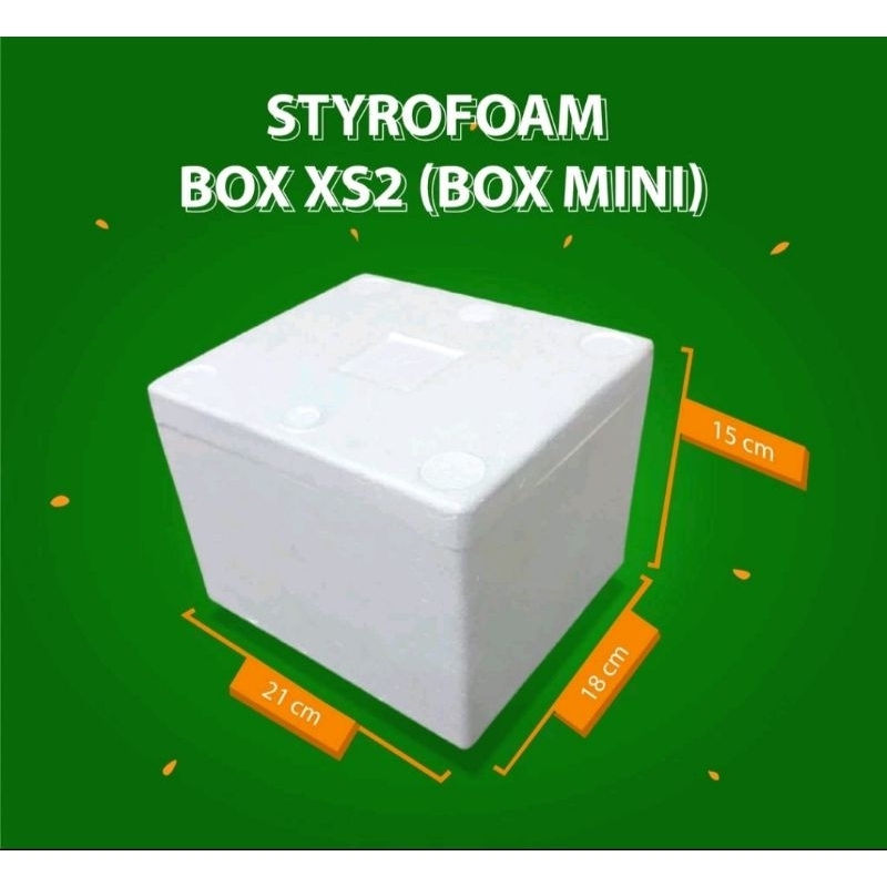 

STYROFOAM BOX Packing tambahan Royal jelly 20,5x18,2x15,3CM