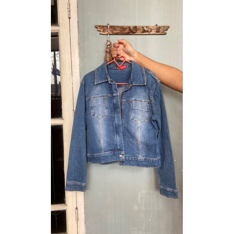 [SECOND] PRELOVED JAKET JEANS DENIM MERK HAMMER ORIGINAL UK L