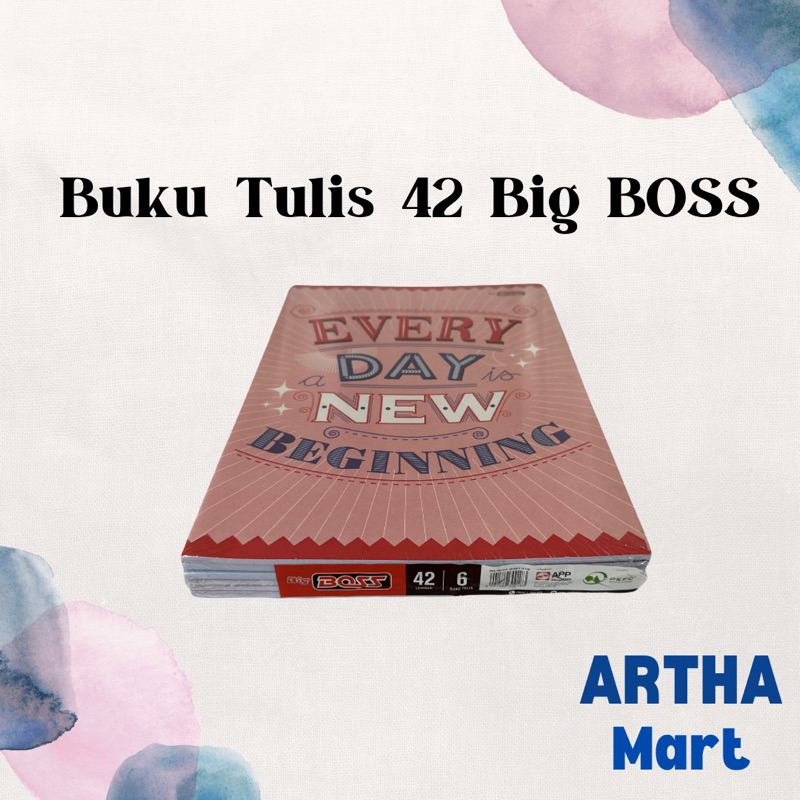 

BIG BOSS - BUKU TULIS 42 LEMBAR (PACK ISI 6 BUKU)