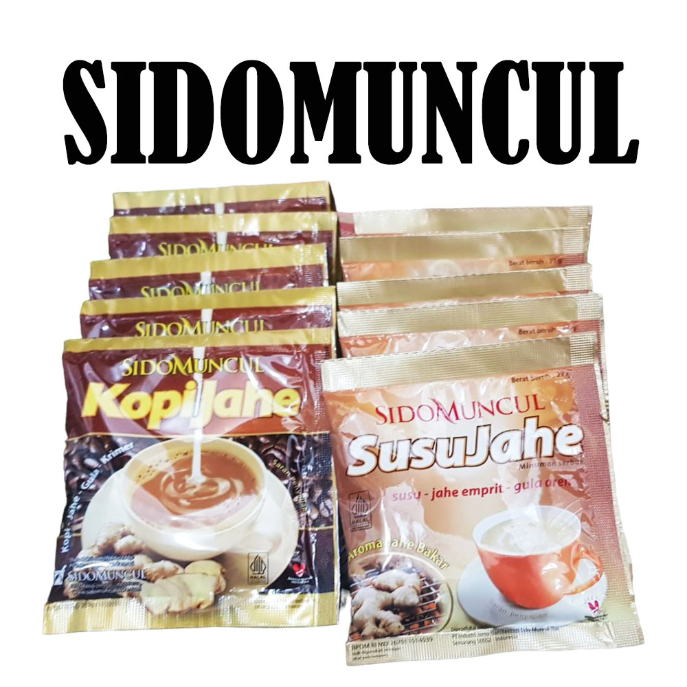 

SIDOMUNCUL KOPI JAHE / SUSU JAHE RENCENG ISI 10