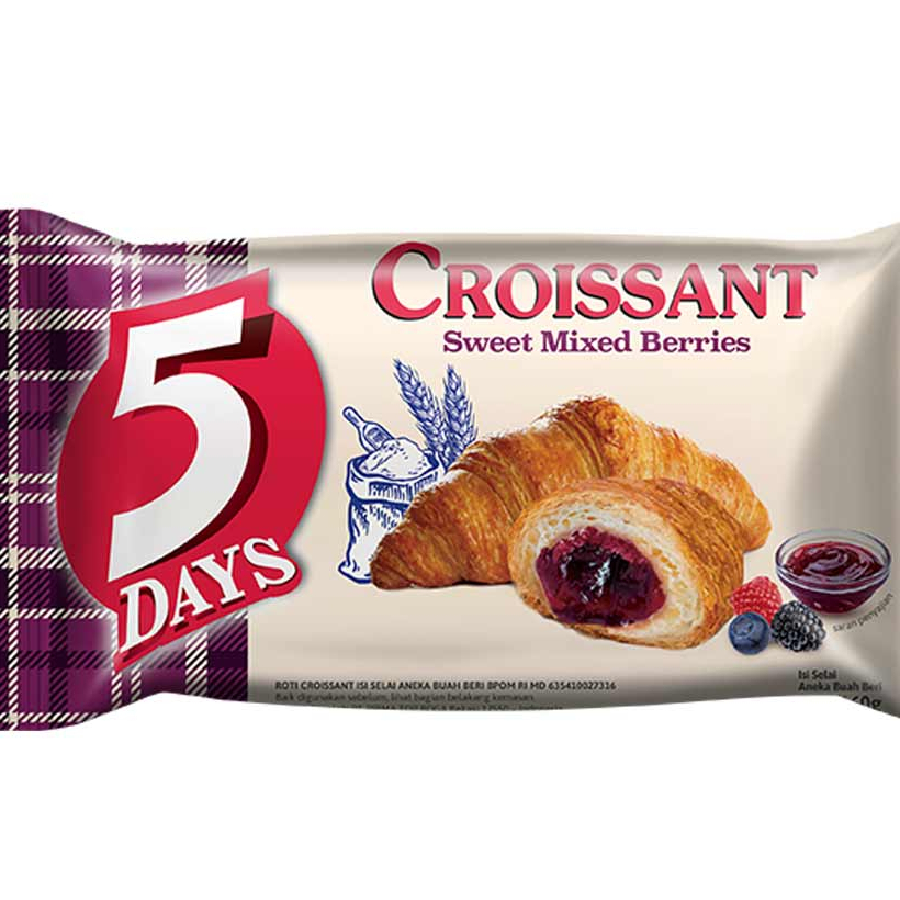 

Croissant 5 Days Rasa Mixed Berries 60gr