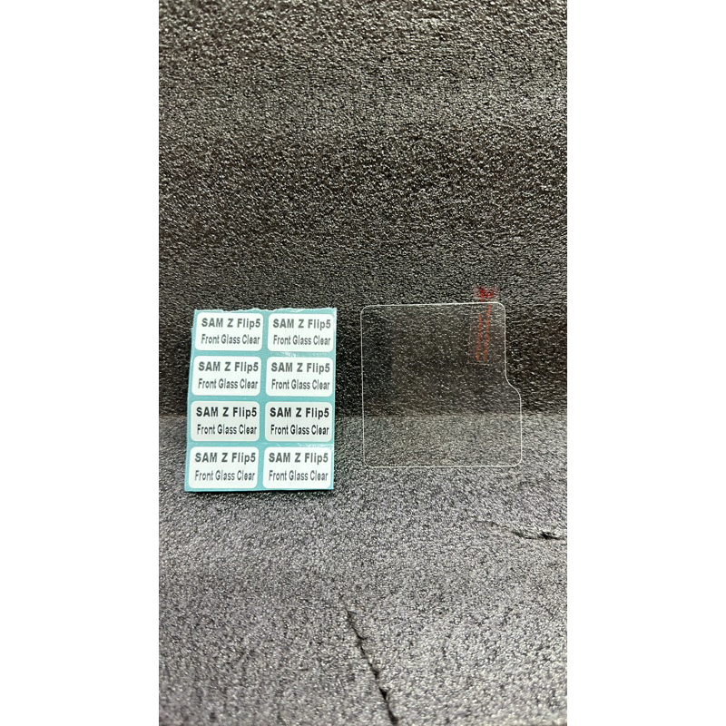 Samsung galaxy Z Flip 5 Z Flip 6 tempered glass oval depan clear polos