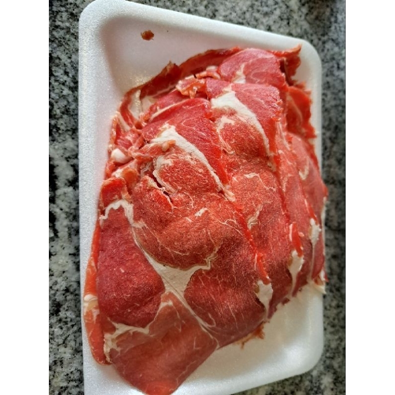 

beef slice premium @250 gr