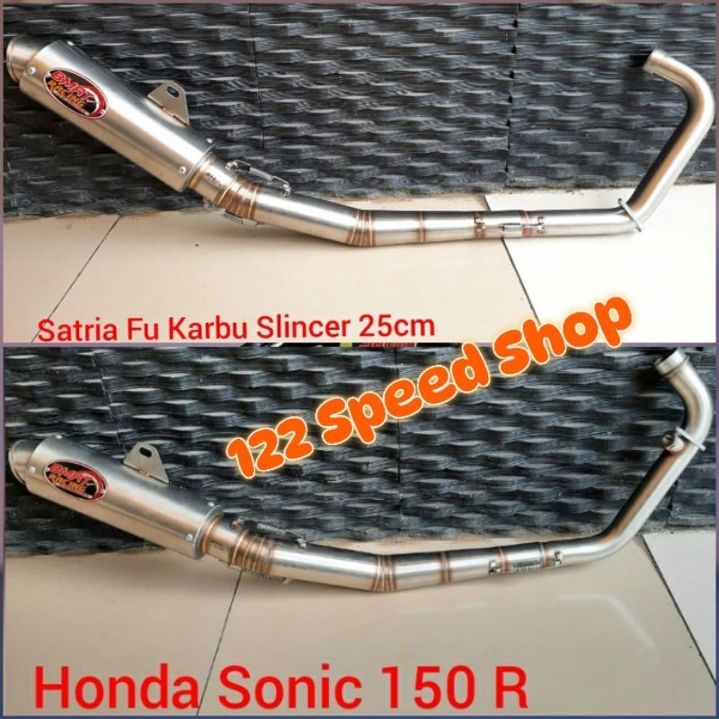 Knalpot racing Honda Sonic150 R. BMRT Racing