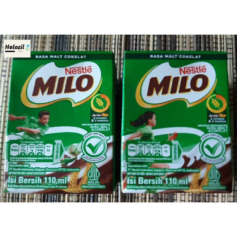 

Milo 110ml / UHT Milo 110ml / Susu Milo kotak