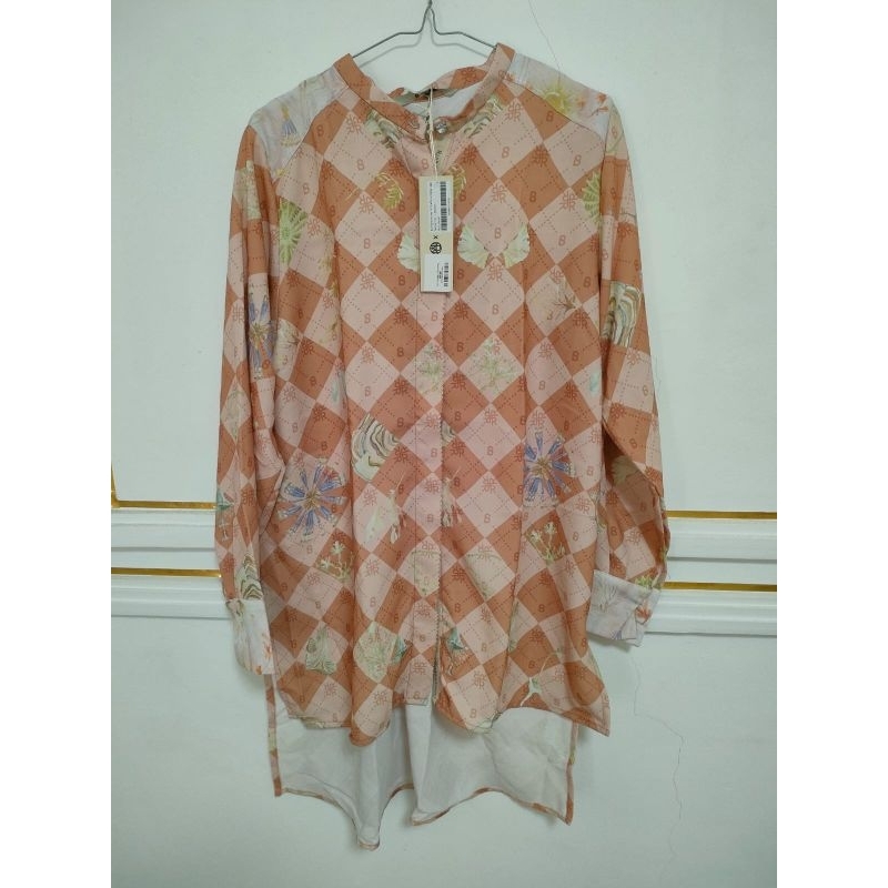 Buttonscarves x Ria Miranda Daria Top preloved pink salem