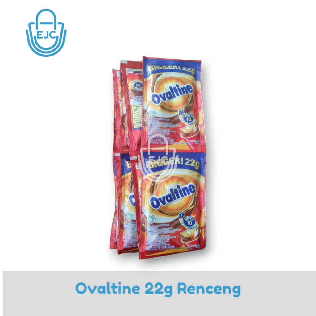 

OVALTINE CHOCOMALT DRINK / SUSU BUBUK COKLAT OVALTINE 22GR RENCENG ISI 10 SACHET