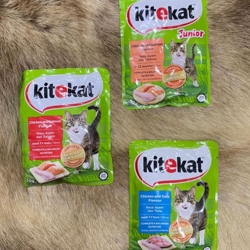 

Kite Kat Makanan Kucing Pouch 70g