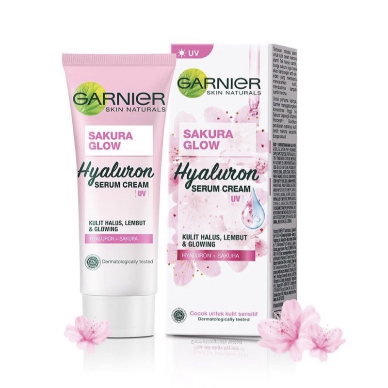 Garnier Sakura White Day Cream UVA/UVB SPF30 & Night Cream 20ml & Water gel Moisturizer