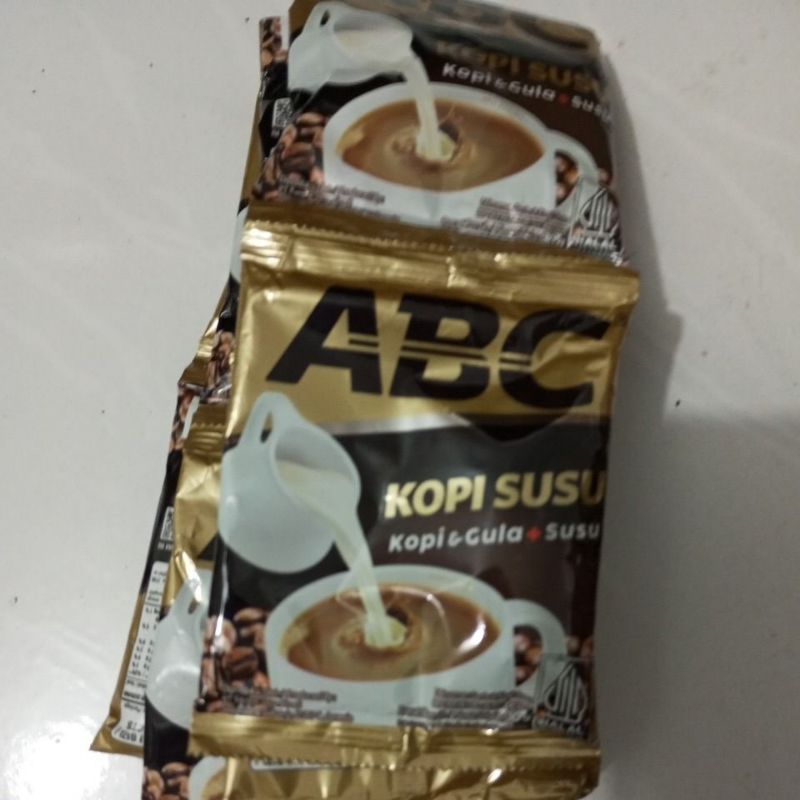 

kopi abc susu serenceng isi 10