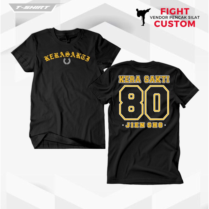 Kaos Ikspi Simpel Hitam