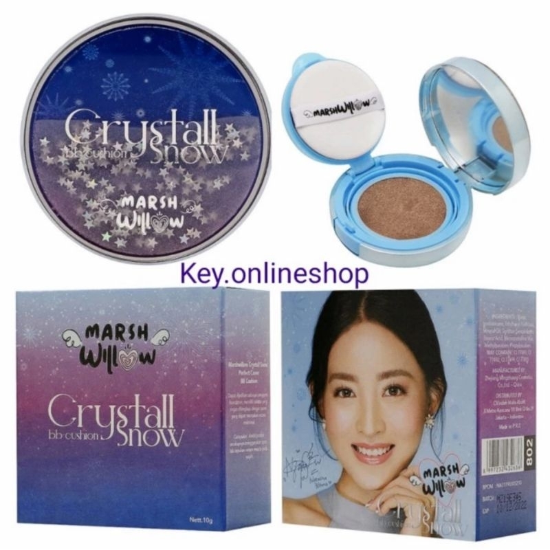 Marshwillow Crystall Snow BB Cushion by Natasha Wilona Marshwillow Crystall Snow BB Cushion 802 by N