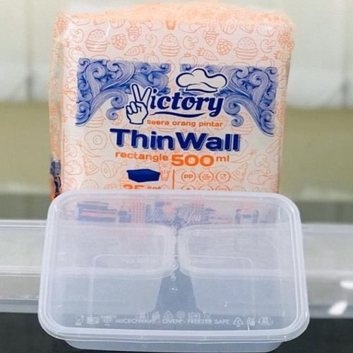 Thinwall 500ml rectangle victory