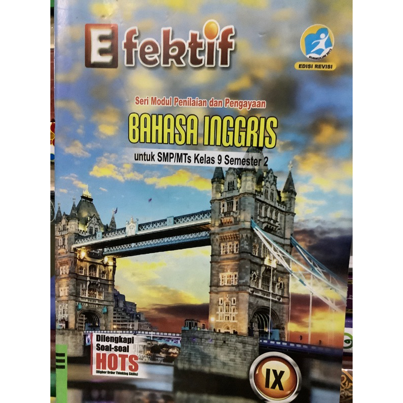 LKS EFEKTIF BAHASA INGGRIS UNTUK SMP KELAS 9 SEMESTER 2 K13 EDISI REVISI