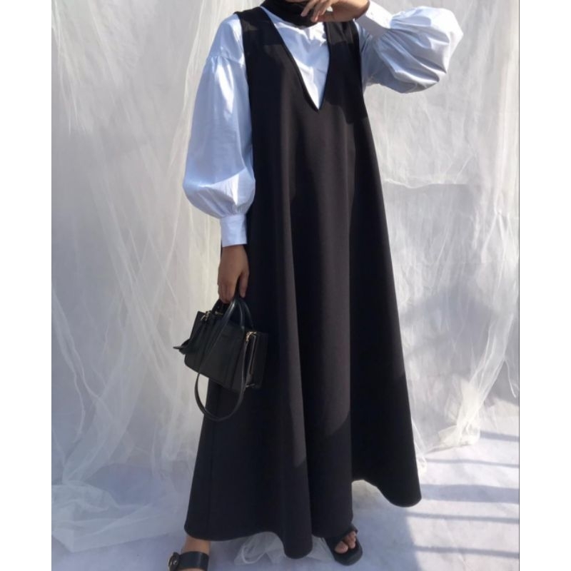 Maxi Dress / Zora Dress Korea Hitam