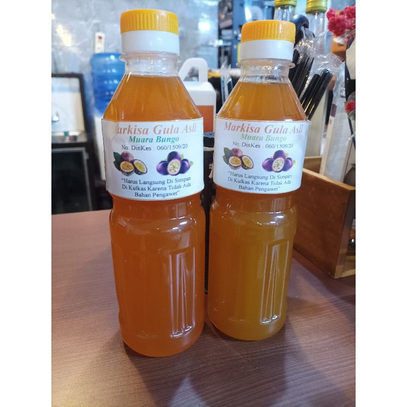 

SIRUP MARKISA DARI BUAH DAN GULA ASLI