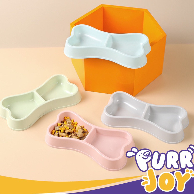 PURRJOY Tempat Makan Minum Hewan Peliharaan Anjing Kucing Pet Feeder Cat Dog Mangkuk Makan Minum Anjing Kucing Murah