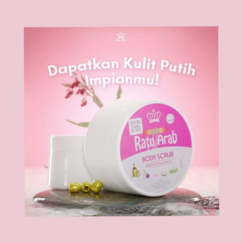 ( EXP 12/24 ) LULUR Ratu Arab BPOM / Scrub / Lulur Lotion Ratu arab