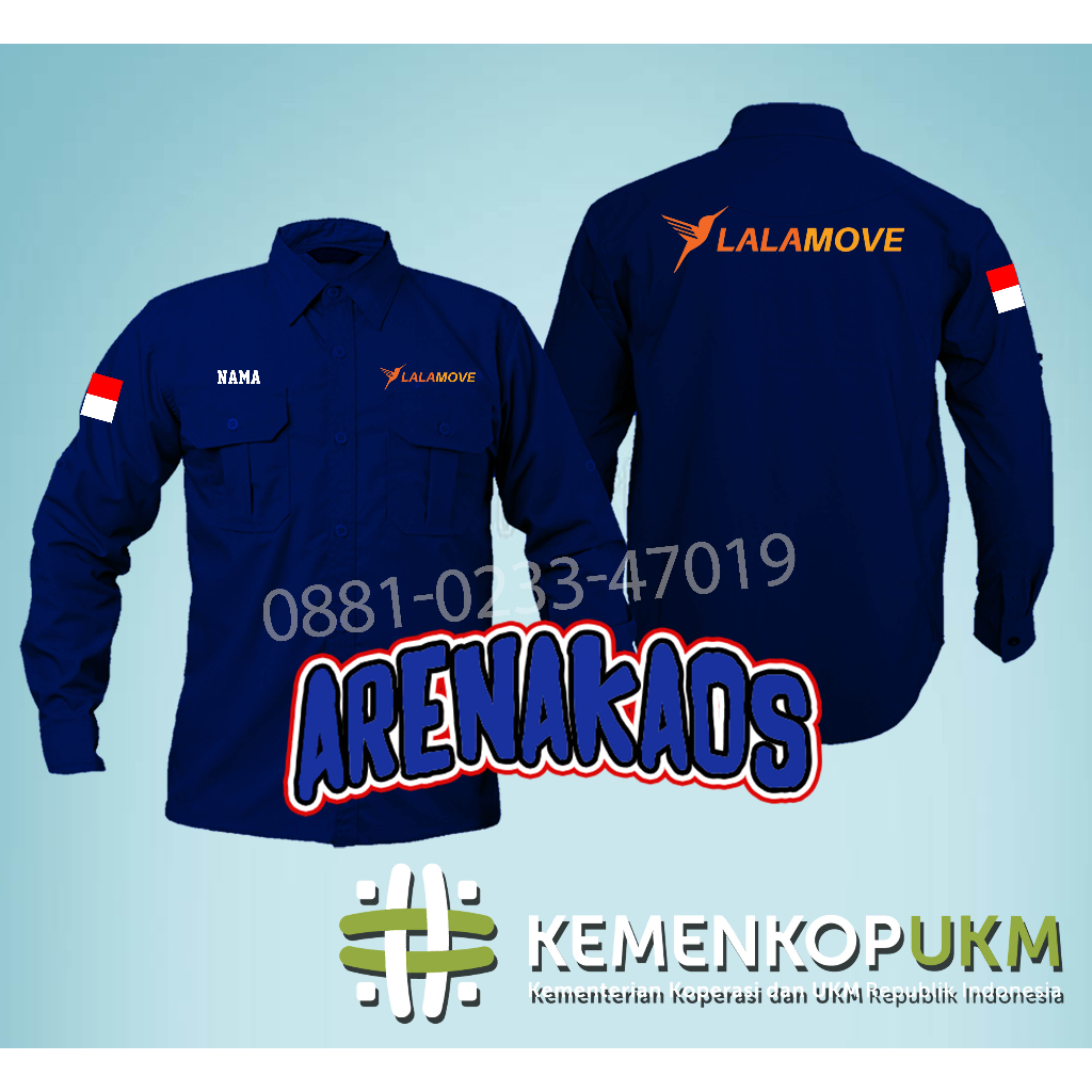 KAMEJA PDL LALAMOVE BORDIR CUSTOM