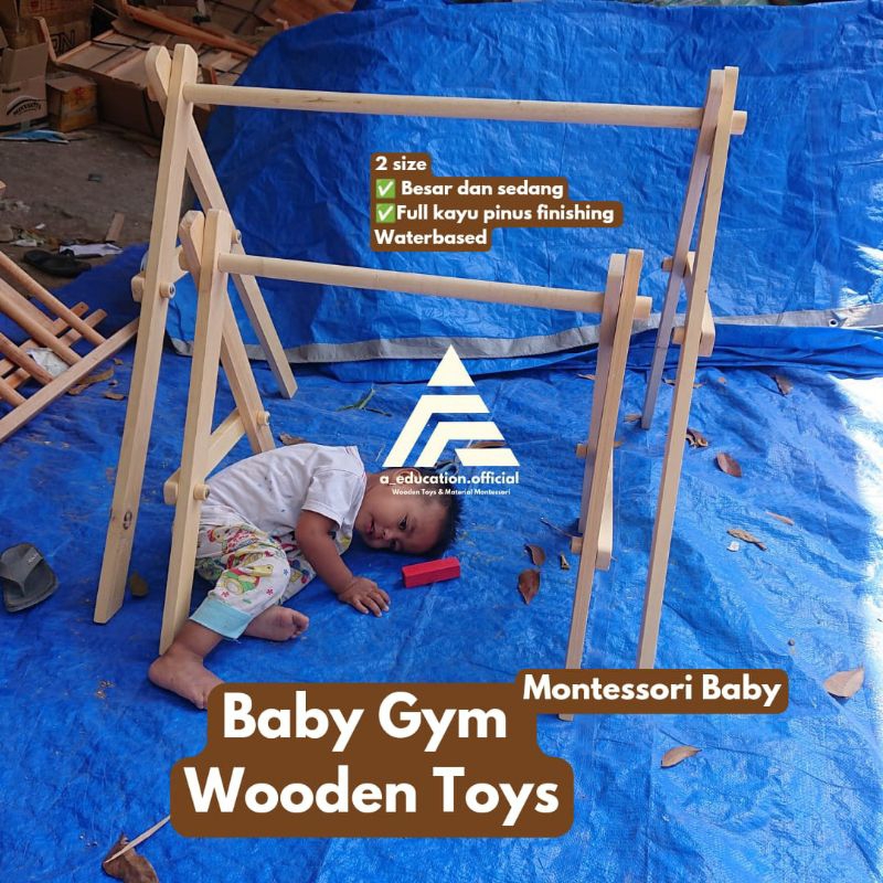 Baby Gym Wooden Baby Play Gym Montessori Baby Medium