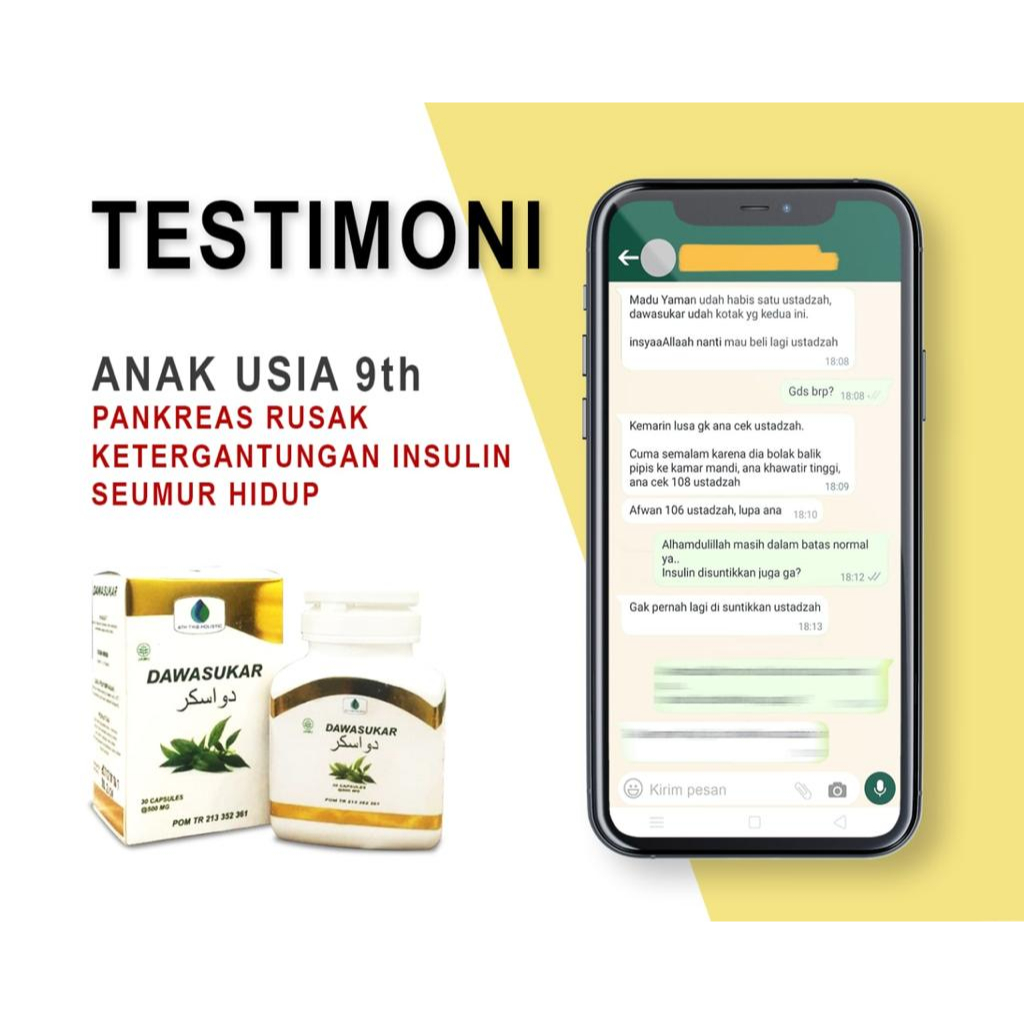 Obat Herbal Diabetes Basah & Kering, Diabetes Kronis