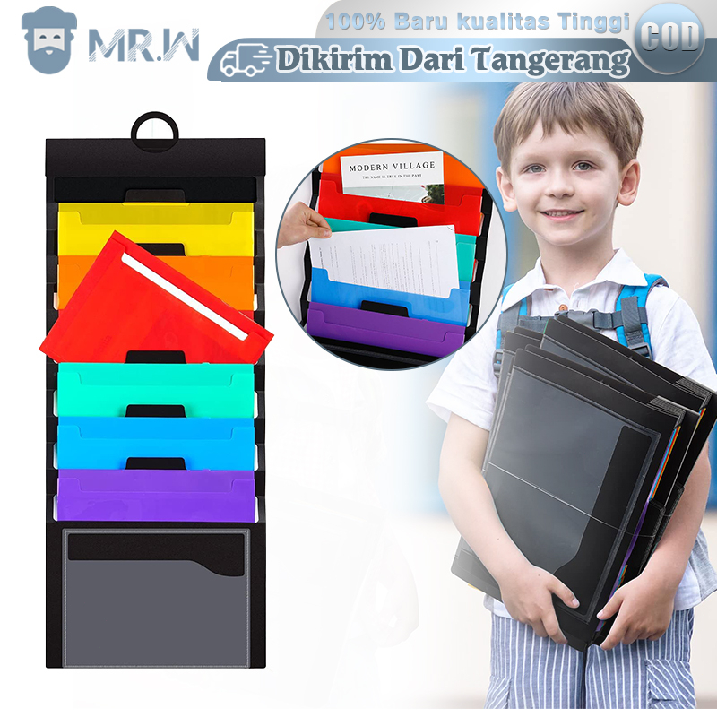 

A4 Tas Dokumen Anti Air Portabel Rak File Gantung Warna Folder File Dokumen Multifungsi Rak Buku Gantung Untuk Sekolah Kantor