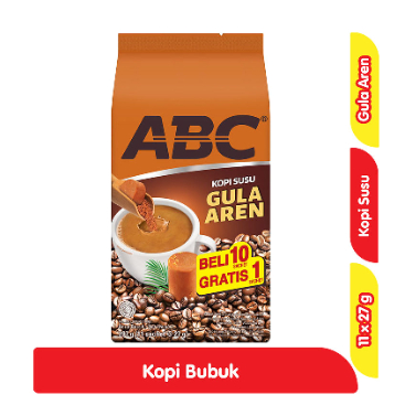 

<<SS>> ABC Kopi Susu Gula Aren 11 x 27 gram