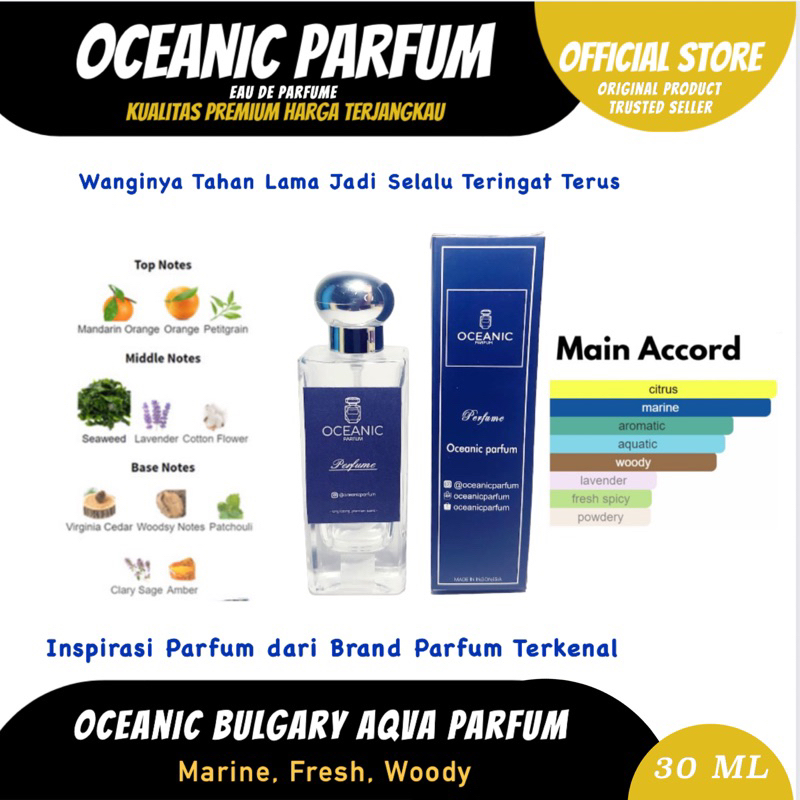 Oceanic Bulgary Aqva Parfum