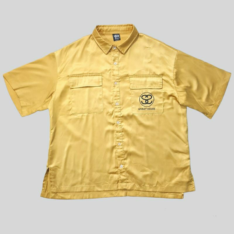 Stussy delux flap pocket silk shirt not wacko maria visvim wtaps