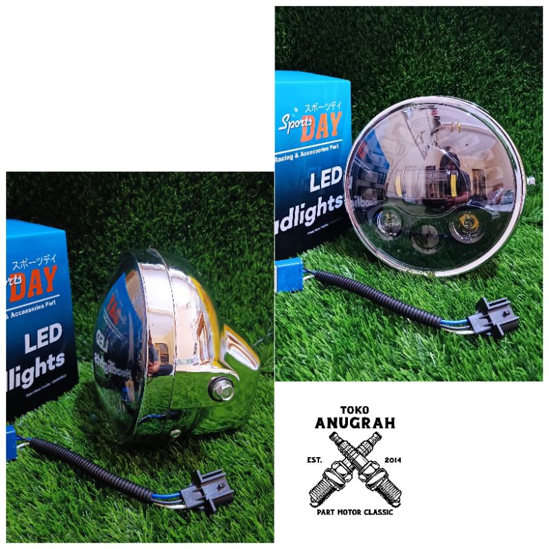 Lampu Depan Daymaker set Batok Ninja 7inch Daymaker Ninja SS