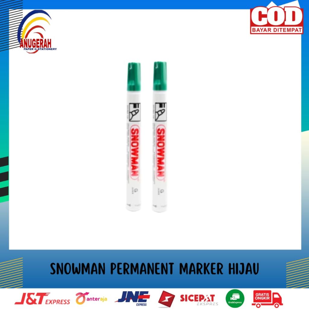 

SPIDOL SNOWMAN PERMANENT HIJAU G-12 (PCS)