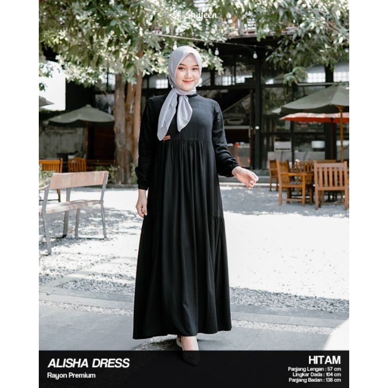 Alisha dress ✅cod✅by syafeen✅