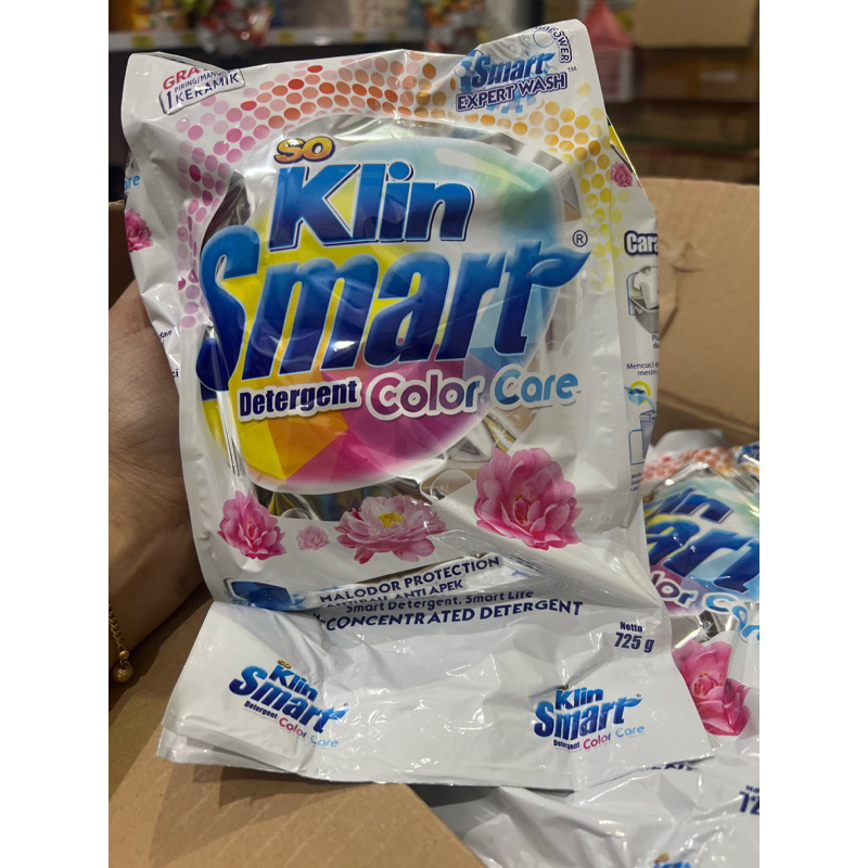 DETERGENT BUBUK SOKLIN SMART COLOUR 725GR tanpa piring
