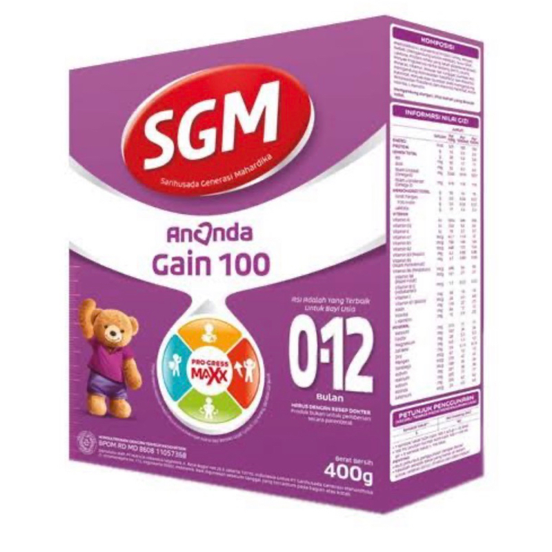 SGM Ananda Gain 100 400 gram