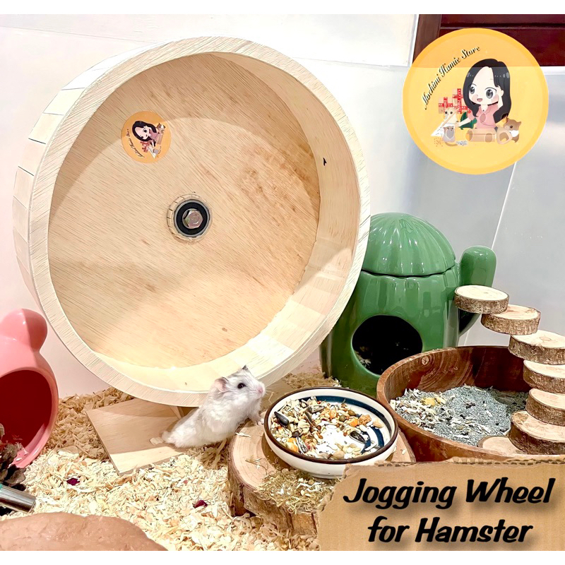 [ 30 CM ] Mainan Kincir Roda Jogging Wheel Running Hamster Sugarglider Hedgehog