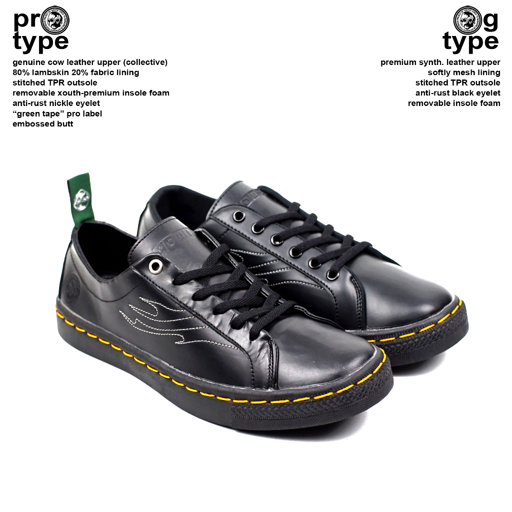 enema classic black - sneakers xouth