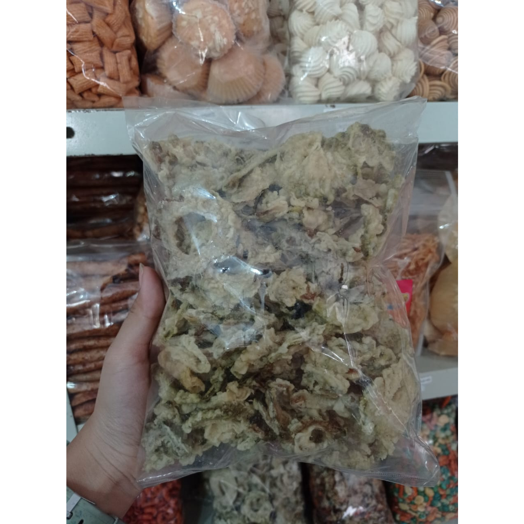 

keripik pare peyek pare