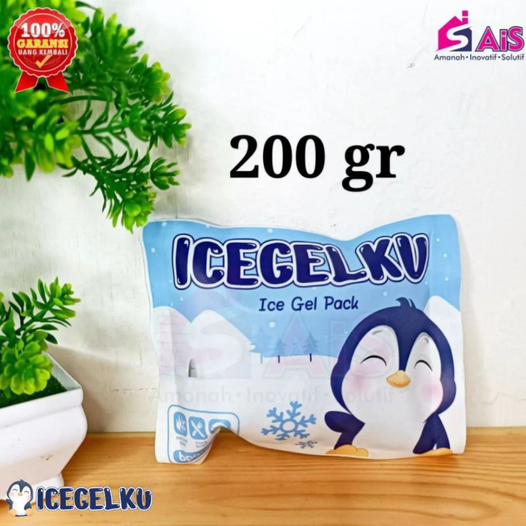 ICEGELKU ICE GEL KECIL 200gr ICE GEL ASI ICE GEL TAS ASI ICEGEL COOLER BAG PENDINGIN/PENGHANGAT MAKA