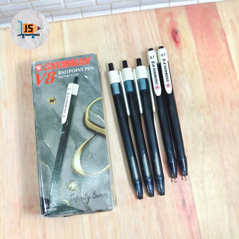 

Pen / Pulpen Snowman V8 / Bolpoin Snowman V8 / Bolpen Snowman V8